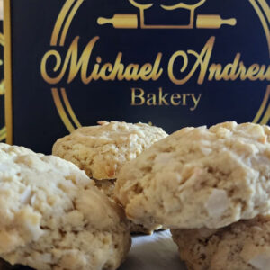 White Chocolate and Coconut Cookie